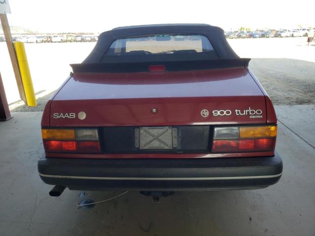 YS3AT76L1J7037372 - 1988 SAAB 900 MAROON photo 6