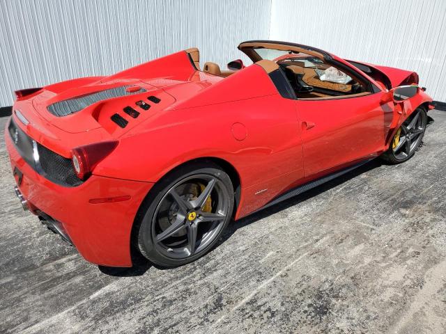 ZFF68NHA6D0190570 - 2013 FERRARI 458 SPIDER RED photo 3