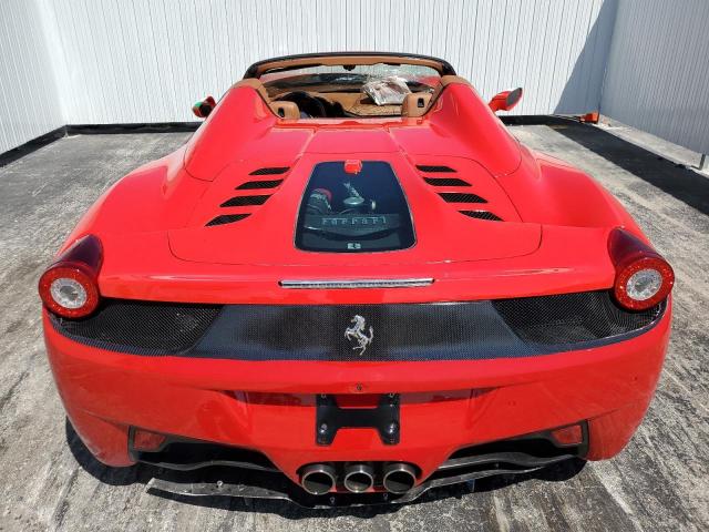 ZFF68NHA6D0190570 - 2013 FERRARI 458 SPIDER RED photo 6