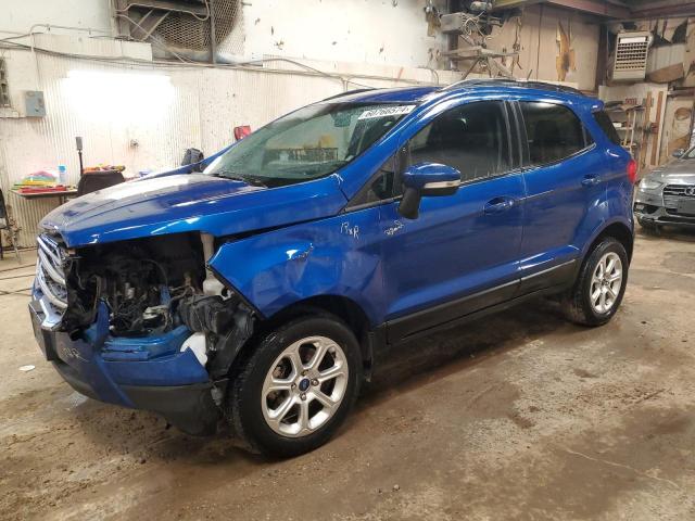 MAJ6P1UL3JC190527 - 2018 FORD ECOSPORT SE BLUE photo 1