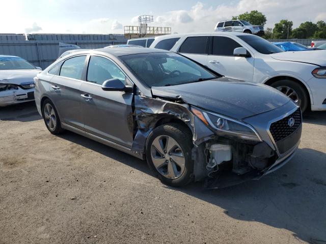 KMHE34L30HA069797 - 2017 HYUNDAI SONATA HYBRID GRAY photo 4