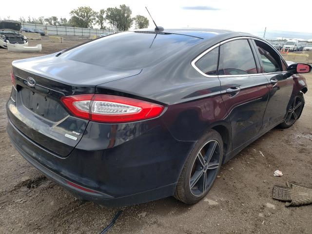 3FA6P0HD2ER174386 - 2014 FORD FUSION SE BLACK photo 4