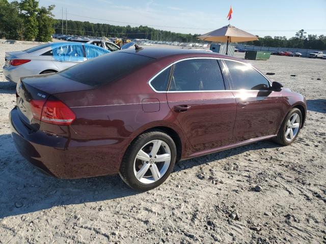 1VWBT7A33EC037306 - 2014 VOLKSWAGEN PASSAT SE BURGUNDY photo 3