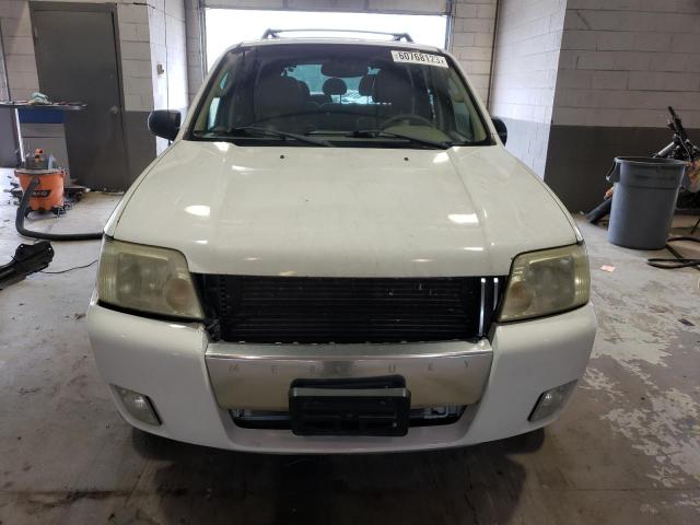 4M2YU57176DJ04550 - 2006 MERCURY MARINER WHITE photo 5