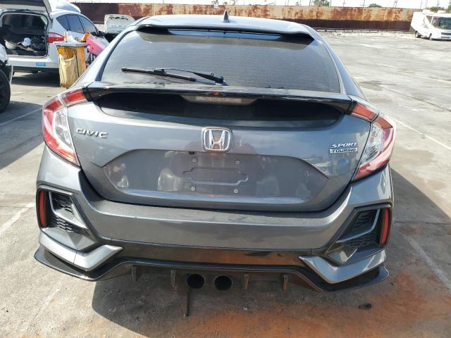 SHHFK7H96LU421421 - 2020 HONDA CIVIC SPORT TOURING GRAY photo 6