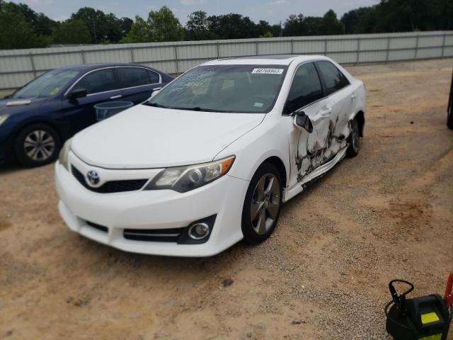 4T1BK1FK3CU502950 - 2012 TOYOTA CAMRY SE WHITE photo 1