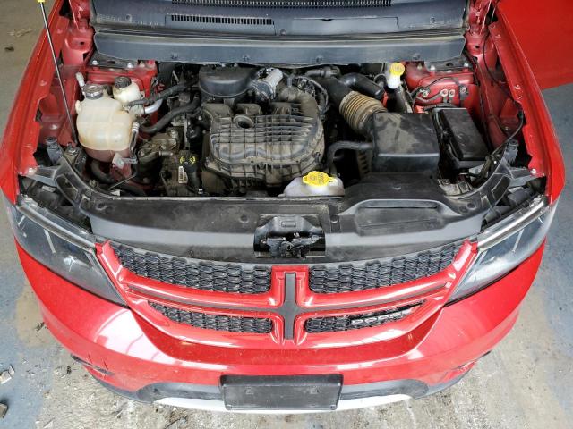 3C4PDDEG5KT687417 - 2019 DODGE JOURNEY GT RED photo 12