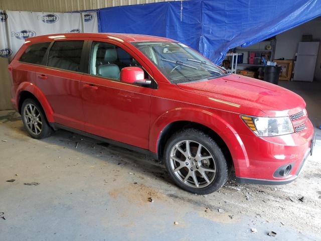 3C4PDDEG5KT687417 - 2019 DODGE JOURNEY GT RED photo 4