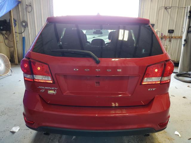 3C4PDDEG5KT687417 - 2019 DODGE JOURNEY GT RED photo 6