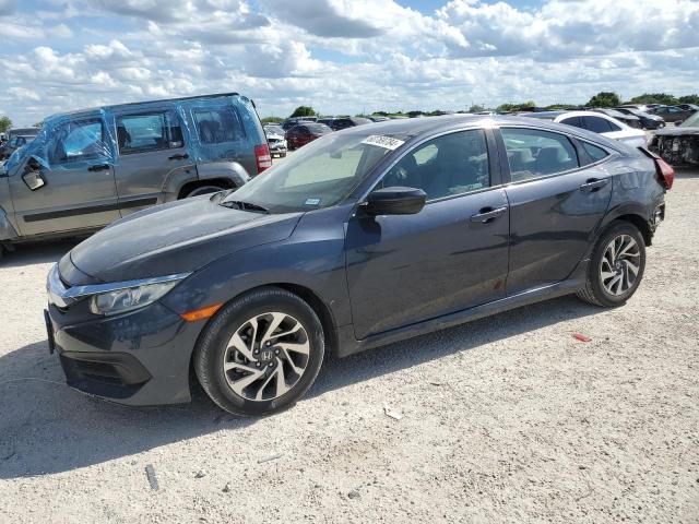 2HGFC2F77JH586227 - 2018 HONDA CIVIC EX GRAY photo 1