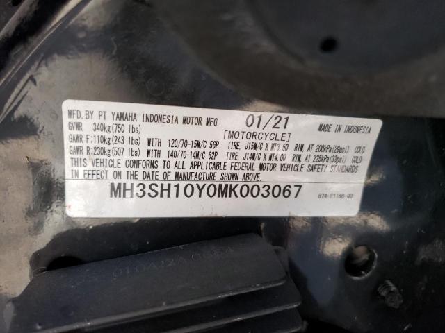 MH3SH10Y0MK003067 - 2021 YAMAHA CZD300 A TWO TONE photo 10