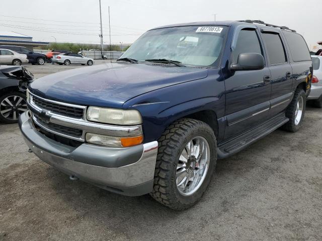 3GNEC16T01G256714 - 2001 CHEVROLET SUBURBAN C1500 BLUE photo 1