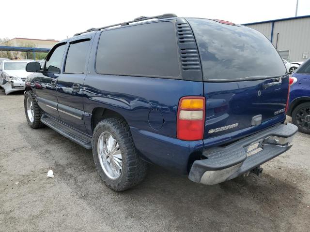 3GNEC16T01G256714 - 2001 CHEVROLET SUBURBAN C1500 BLUE photo 2