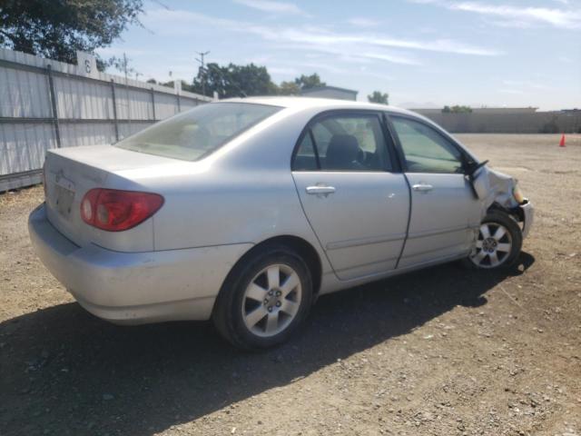 1NXBR32E85Z530060 - 2005 TOYOTA COROLLA CE SILVER photo 3