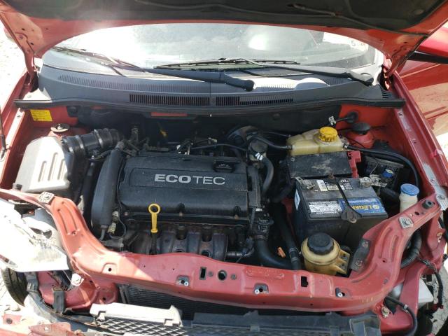 KL1TD5DE7BB195341 - 2011 CHEVROLET AVEO LS 红色 照片 11