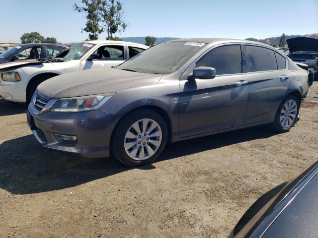 1HGCR3F85DA016701 - 2013 HONDA ACCORD EXL GRAY photo 1