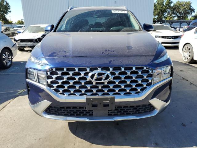 5NMS2DAJ6MH348280 - 2021 HYUNDAI SANTA FE SEL BLUE photo 5