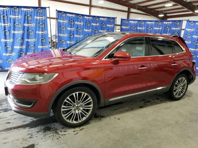 2LMTJ8LR4GBL51697 - 2016 LINCOLN MKX RESERVE 红色 照片 1