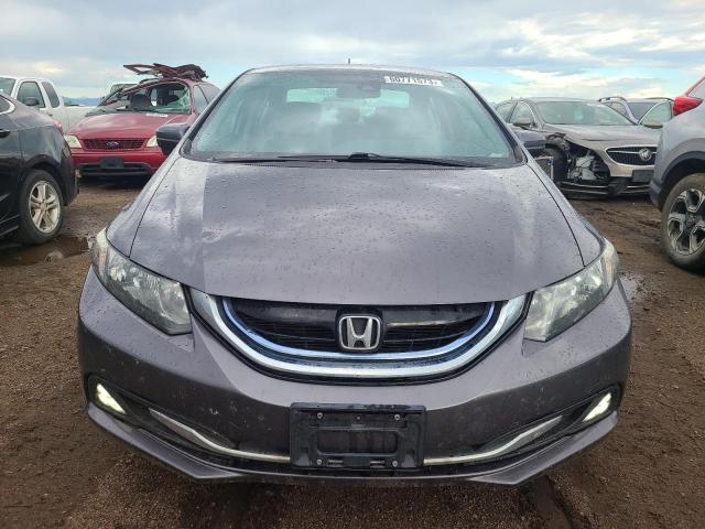 19XFB4F33FE200710 - 2015 HONDA CIVIC HYBRID L GRAY photo 5