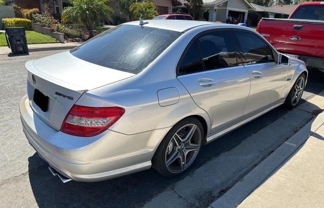 WDDGF7HBXAF436547 - 2010 MERCEDES-BENZ C 63 AMG SILVER photo 4