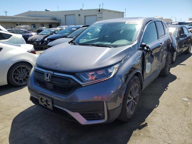 7FARW1H8XNE022932 - 2022 HONDA CR-V EXL GRAY photo 1