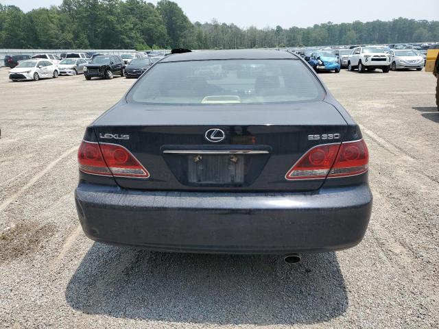 JTHBA30G355066801 - 2005 LEXUS ES 330 BLUE photo 6