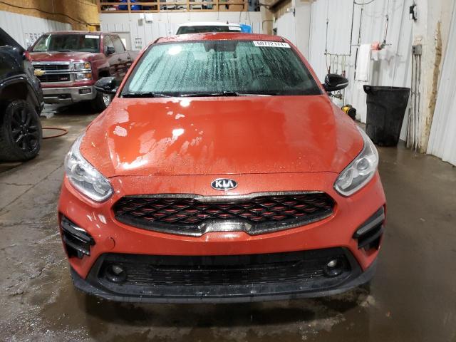 3KPF34AD0LE238761 - 2020 KIA FORTE GT LINE ORANGE photo 5