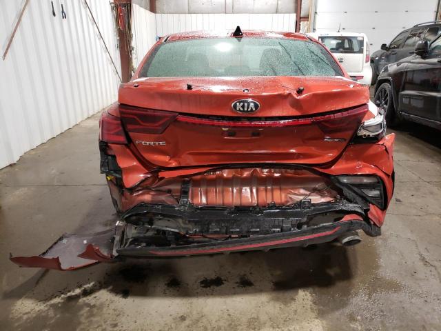 3KPF34AD0LE238761 - 2020 KIA FORTE GT LINE ORANGE photo 6