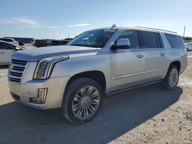 1GYS3KKJ9GR102530 - 2016 CADILLAC ESCALADE ESV PLATINUM ვერცხლისფერი ფოტო 1