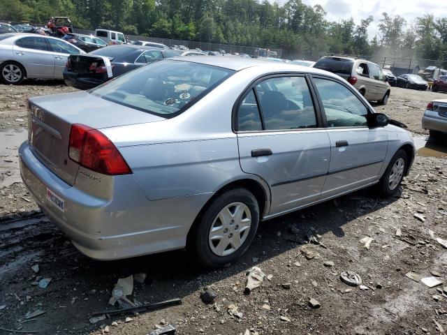 2HGES163X4H584899 - 2004 HONDA CIVIC DX VP SILVER photo 3