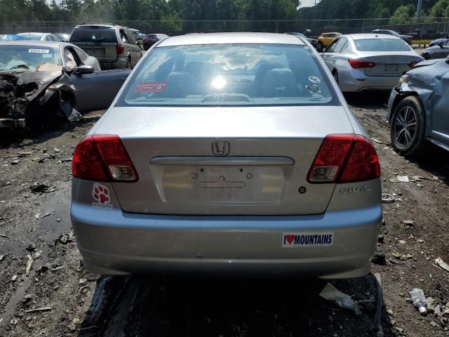2HGES163X4H584899 - 2004 HONDA CIVIC DX VP SILVER photo 6