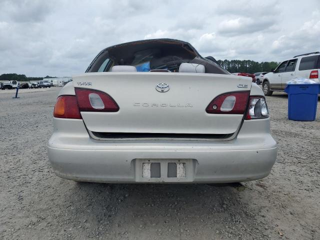 2T1BR12E9YC318178 - 2000 TOYOTA COROLLA VE WHITE photo 6