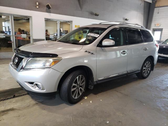 5N1AR2MN1EC617324 - 2014 NISSAN PATHFINDER S SILVER photo 1