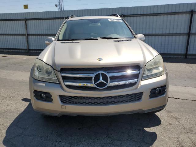 4JGBF71E27A117279 - 2007 MERCEDES-BENZ GL 450 4MATIC TAN photo 5