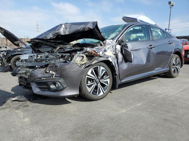 19XFC1F74HE207263 - 2017 HONDA CIVIC EXL ნაცრისფერი ფოტო 1