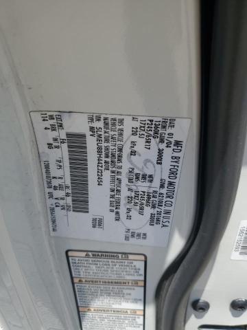 5LMEU88H44ZJ22454 - 2004 LINCOLN AVIATOR თეთრი ფოტო 13