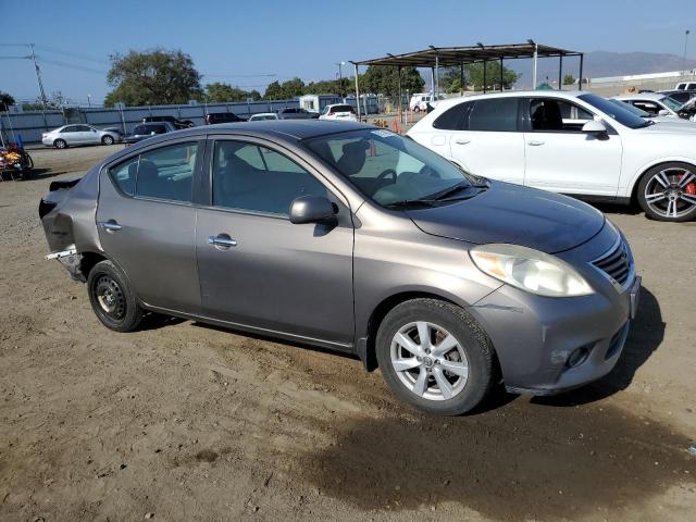 3N1CN7AP4CL855412 - 2012 NISSAN VERSA S GRAY photo 4