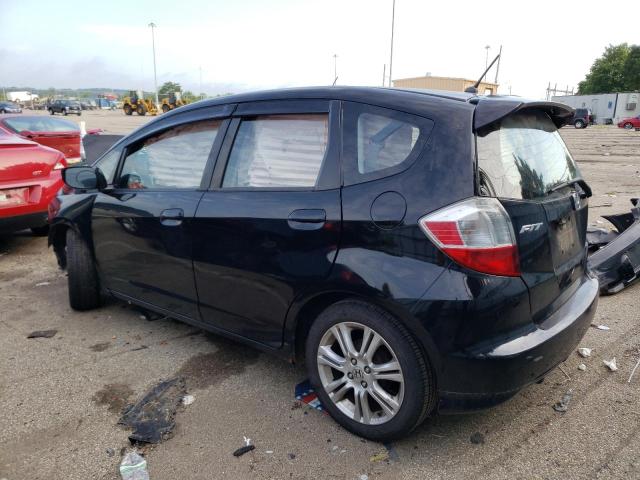 JHMGE8H69BS006621 - 2011 HONDA FIT SPORT BLACK photo 2