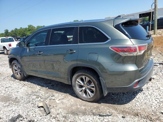 5TDJKRFH1FS135350 - 2015 TOYOTA HIGHLANDER XLE Yaşıl foto 2