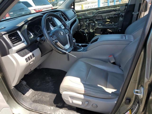 5TDJKRFH1FS135350 - 2015 TOYOTA HIGHLANDER XLE Yaşıl foto 7