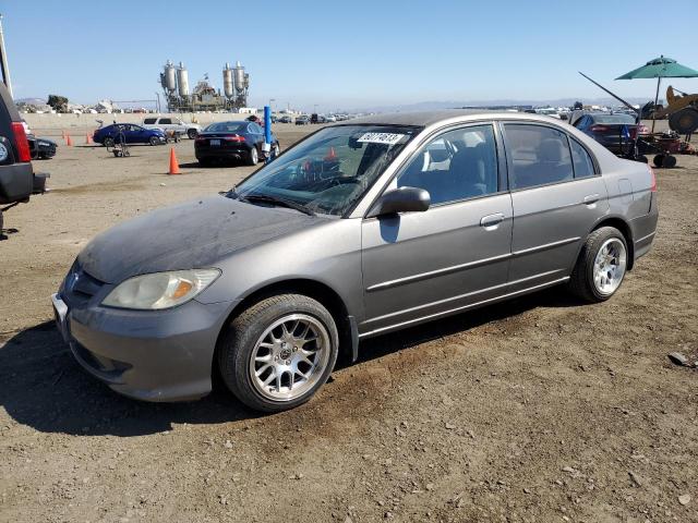 1HGES16365L016637 - 2005 HONDA CIVIC DX VP Grau Foto 1