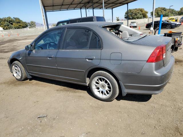 1HGES16365L016637 - 2005 HONDA CIVIC DX VP GRAY photo 2