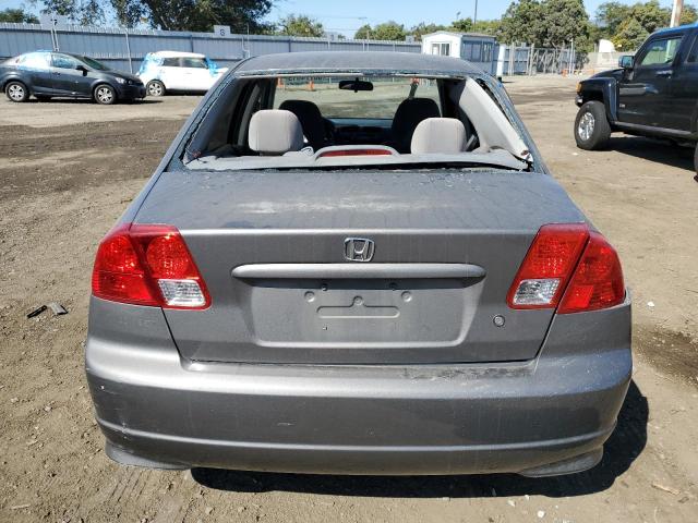 1HGES16365L016637 - 2005 HONDA CIVIC DX VP Grau Foto 6