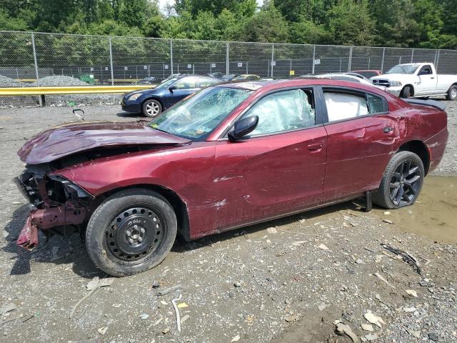 2C3CDXBG6NH176661 - 2022 DODGE CHARGER SXT BURGUNDY photo 1