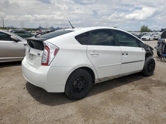 JTDKN3DU7C5486886 - 2012 TOYOTA PRIUS WHITE photo 3