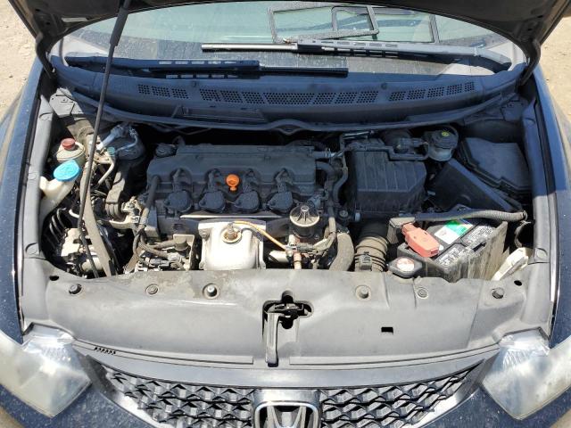 2HGFG12949H502771 - 2009 HONDA CIVIC EXL შავი ფოტო 11