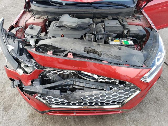 5NPE34AF5KH773401 - 2019 HYUNDAI SONATA LIMITED RED photo 11