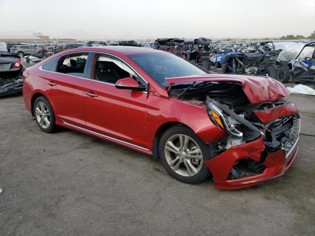 5NPE34AF5KH773401 - 2019 HYUNDAI SONATA LIMITED RED photo 4