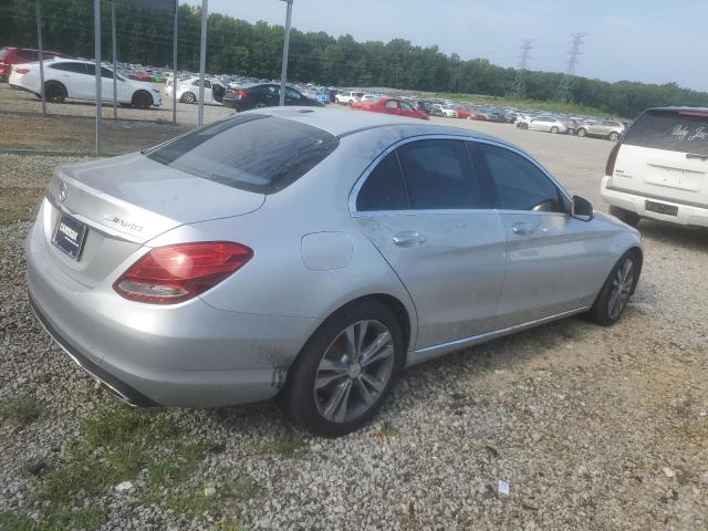 55SWF4JB6FU051026 - 2015 MERCEDES-BENZ C 300 SILVER photo 3