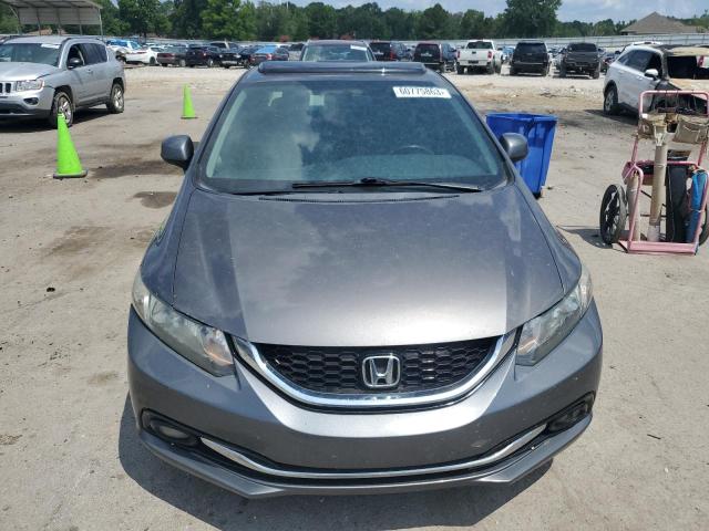 2HGFB2F9XDH513619 - 2013 HONDA CIVIC EXL GRAY photo 5